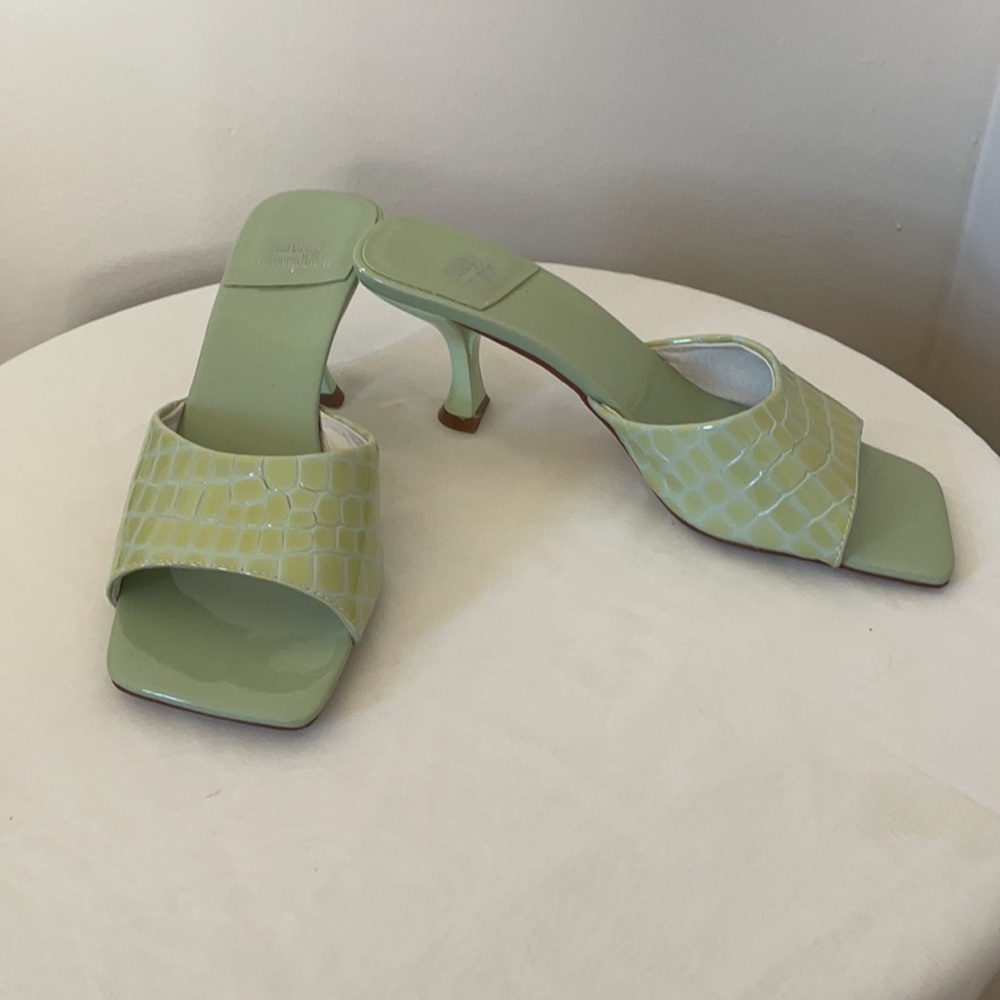 Jeffery Campbell light green stone shoes size 8 - Picture 2 of 6